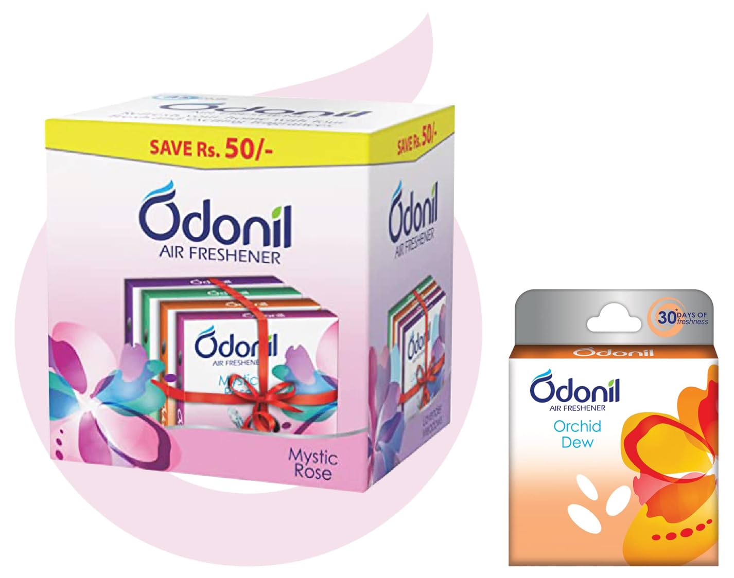 Odonil Bathroom Air Freshener Blocks (Pack of 4)