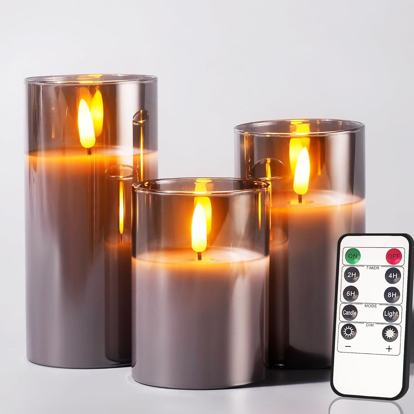 Led Flameless Candle Light With Remote & Timer