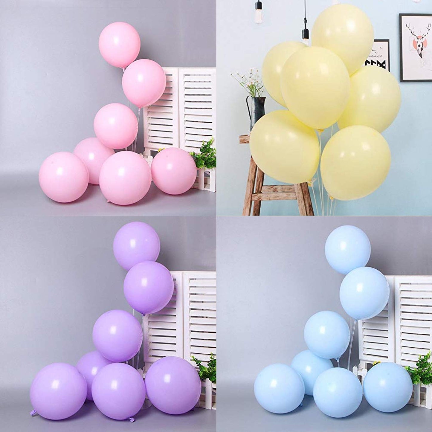 Party Propz Balloons For Decoration - 100Pcs Pastel Balloons For Birthday | Balloons For Kids | Happy Birthday Balloons For Decoration | Party Balloons For Decoration | Balloon Decoration For Birthday