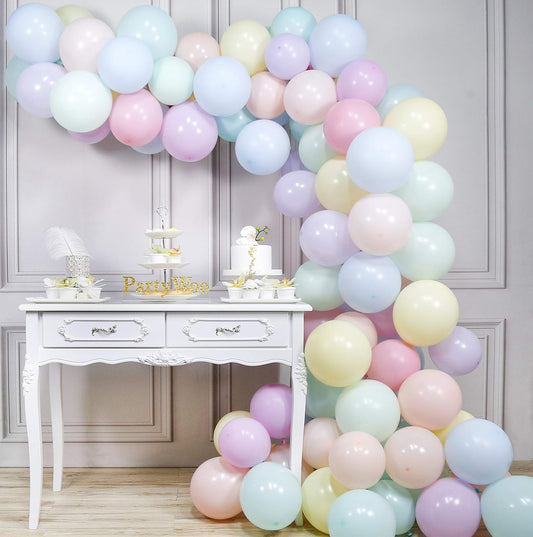 Party Propz Balloons For Decoration - 100Pcs Pastel Balloons For Birthday | Balloons For Kids | Happy Birthday Balloons For Decoration | Party Balloons For Decoration | Balloon Decoration For Birthday